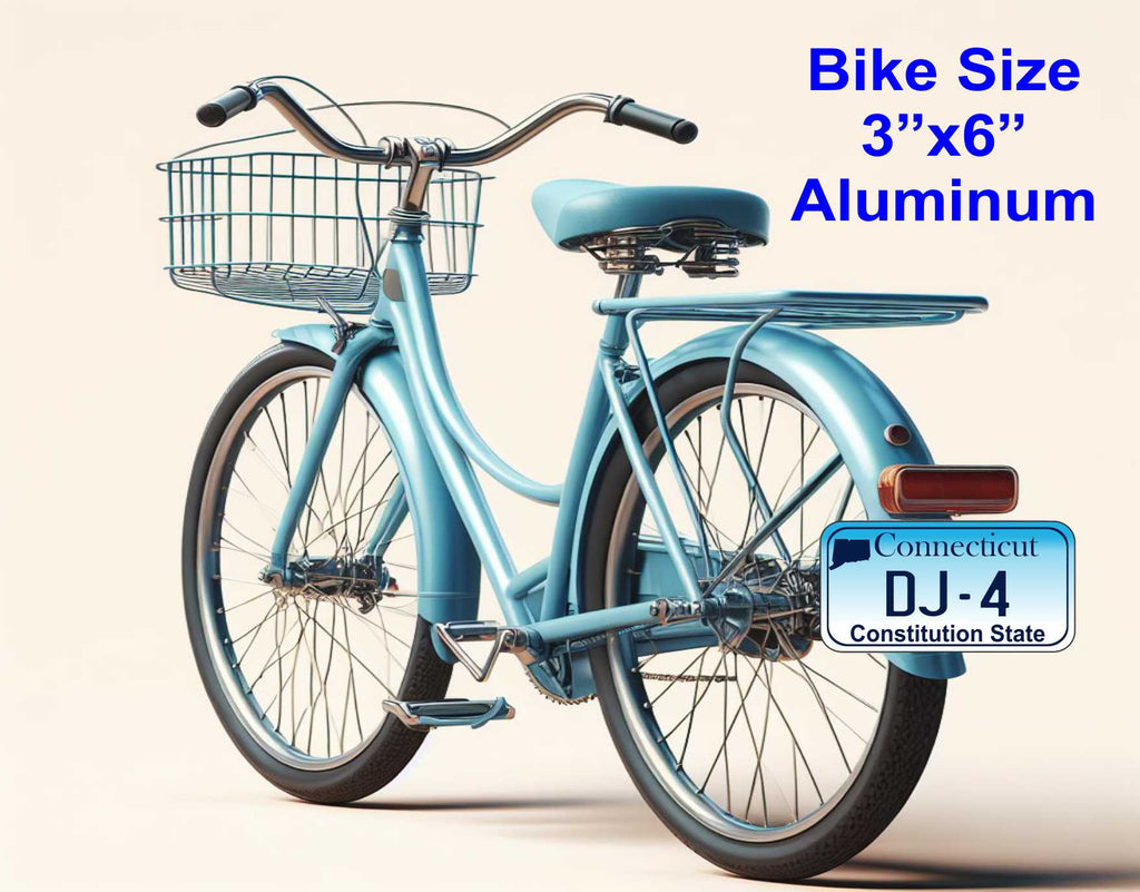 Alabama black and White Heart of Dixie License Plate Custom Novelty Fun Car Bike Motorcycle