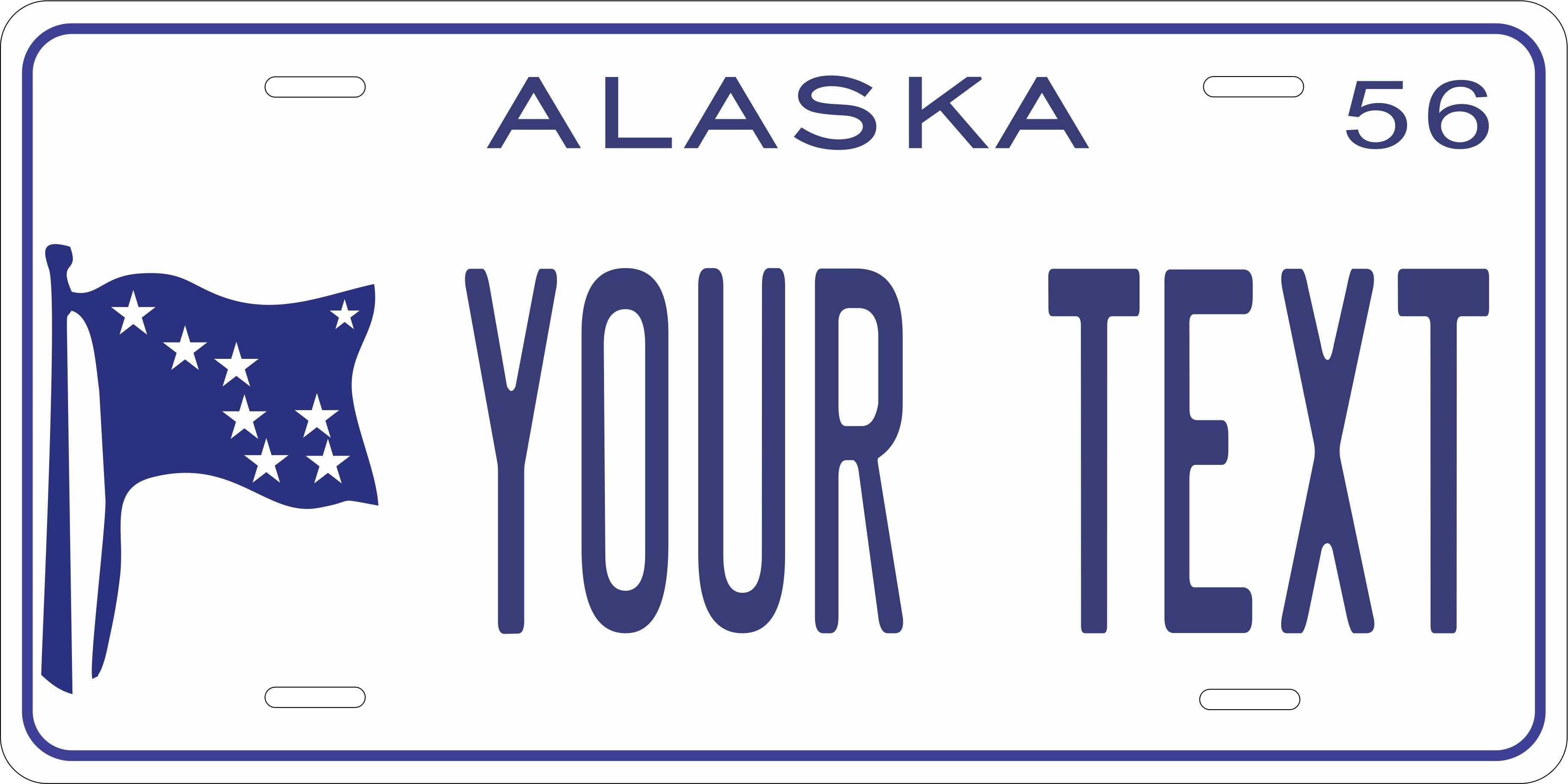 Alaska 1956 License Plate Yellow personalized Novelty Fun Car Bike Motorcycle