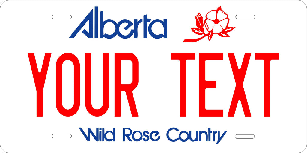 Alberta Canada 2010 License Plate Personalized Novelty Fun Car Bike Motorcycle