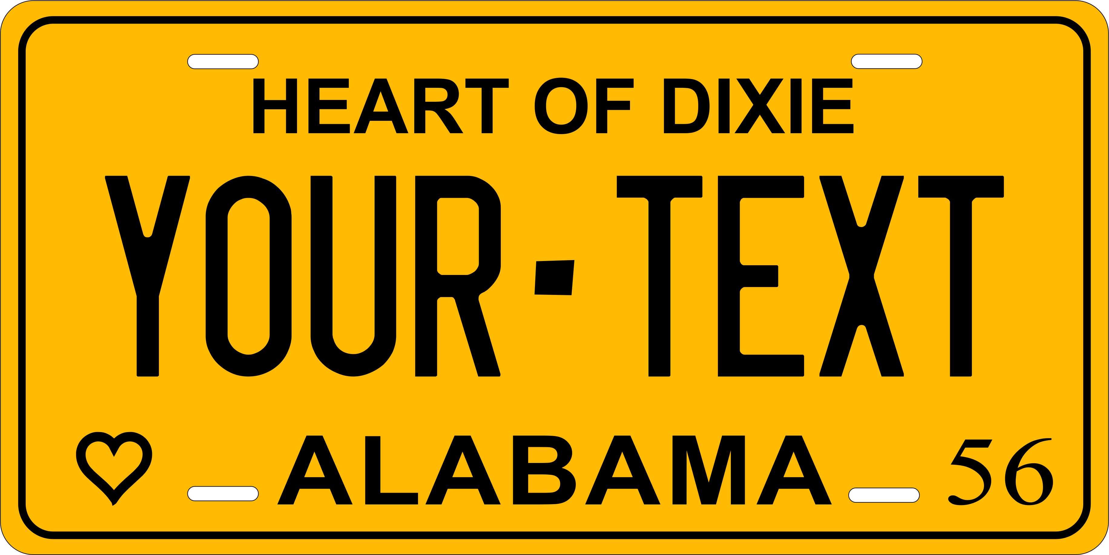 Alabama 1956 License Plate Custom Novelty Fun Car Bike Motorcycle