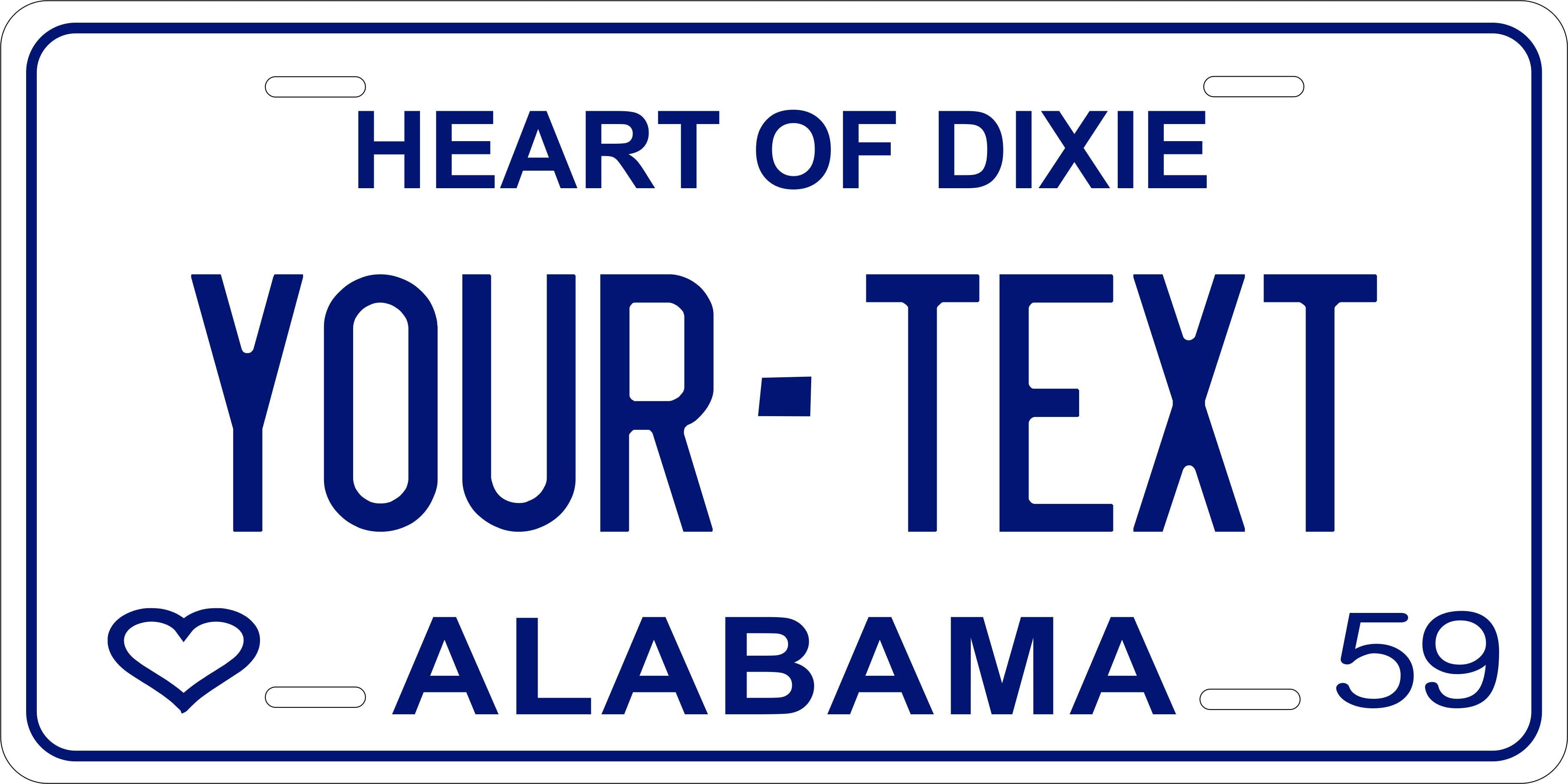 Alabama 1959 License Plate Custom Novelty Fun Car Bike Motorcycle