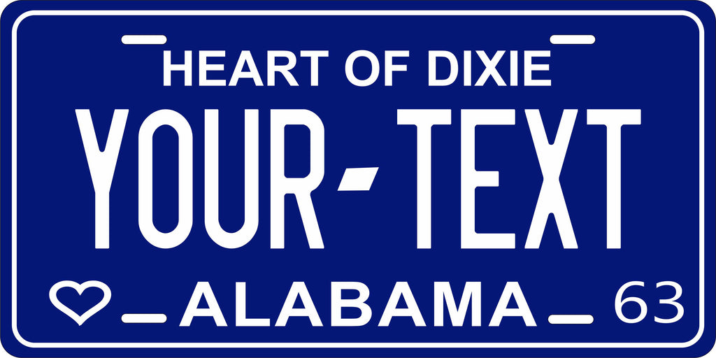 Alabama 1963 License Plate Custom Novelty Fun Car Bike Motorcycle