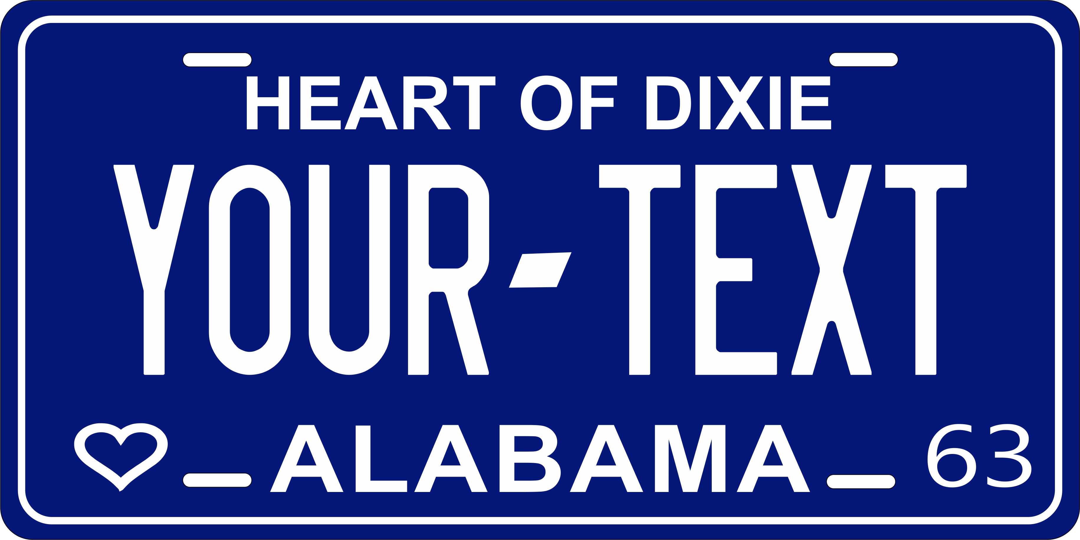 Alabama 1963 License Plate Custom Novelty Fun Car Bike Motorcycle