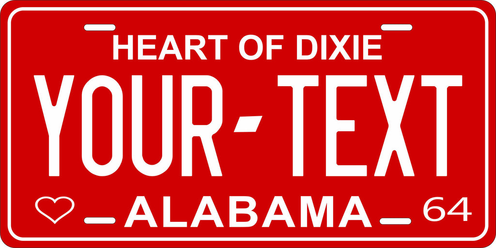 Alabama 1964 License Plate Custom Novelty Fun Car Bike Motorcycle