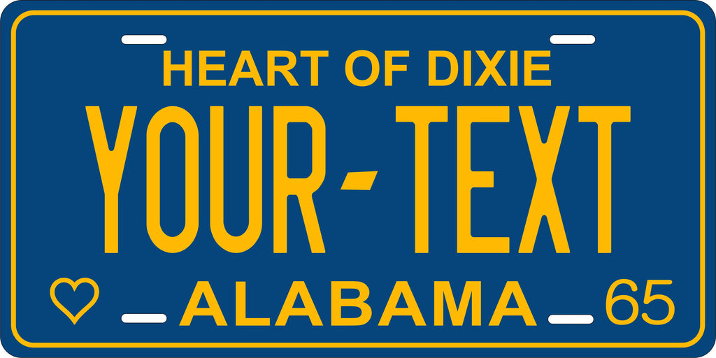 Alabama 1965 License Plate Custom Novelty Fun Car Bike Motorcycle