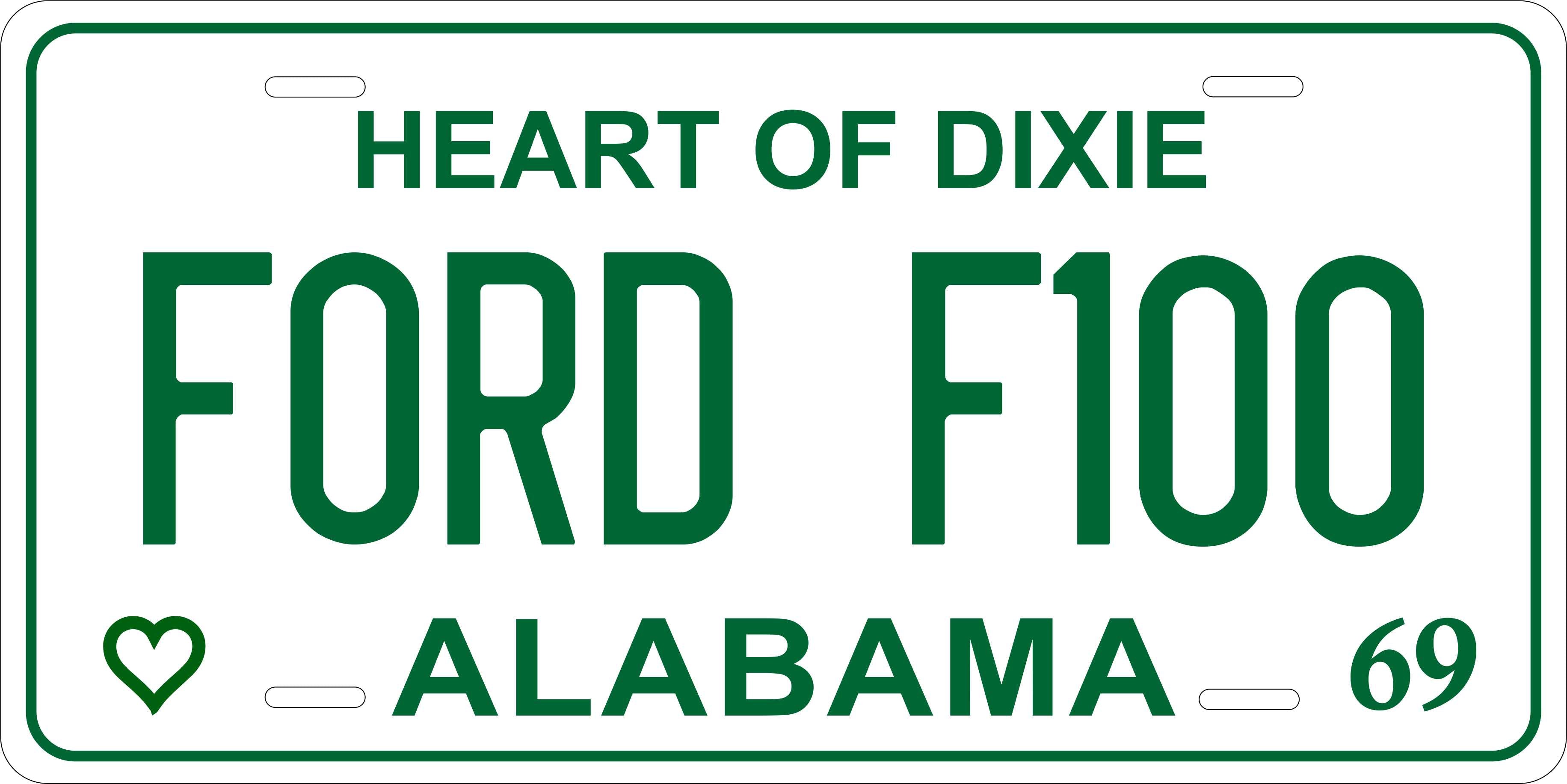 Alabama 1969 License Plate Custom Novelty Fun Car Bike Motorcycle