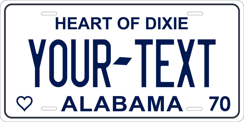 Alabama 1970 License Plate Custom Novelty Fun Car Bike Motorcycle
