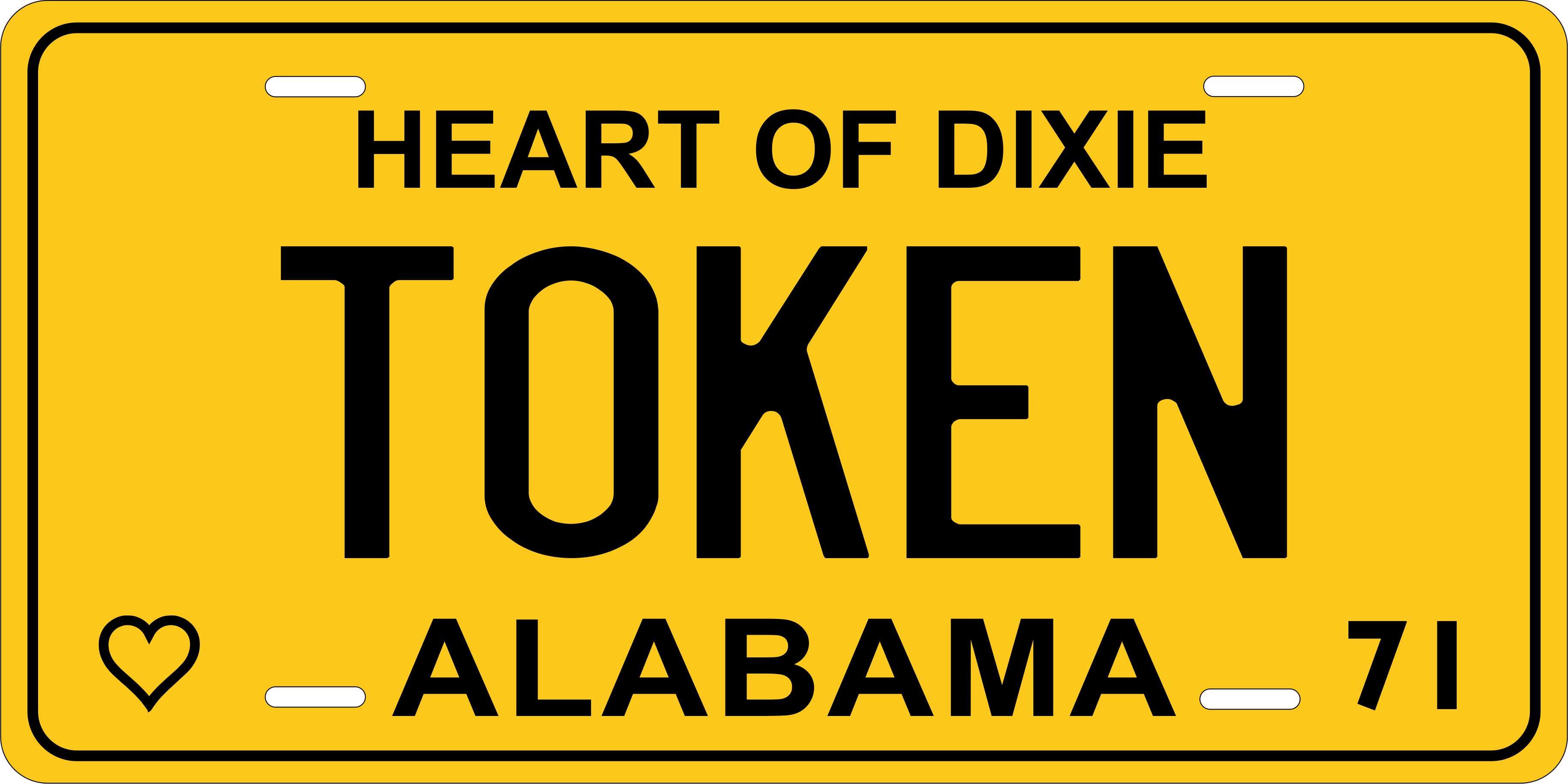 Alabama 1971 License Plate Custom Novelty Fun Car Bike Motorcycle