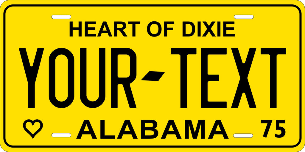 Alabama 1975 License Plate Custom Novelty Fun Car Bike Motorcycle