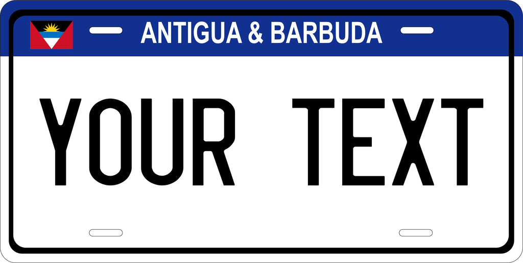 Antigua Blue CARI License Plate Custom Novelty Car Bike Motorcycle