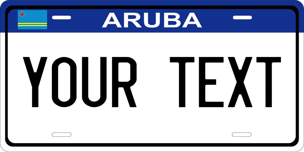 Aruba Blue  CARI License Plate Custom Novelty Car Bike Motorcycle