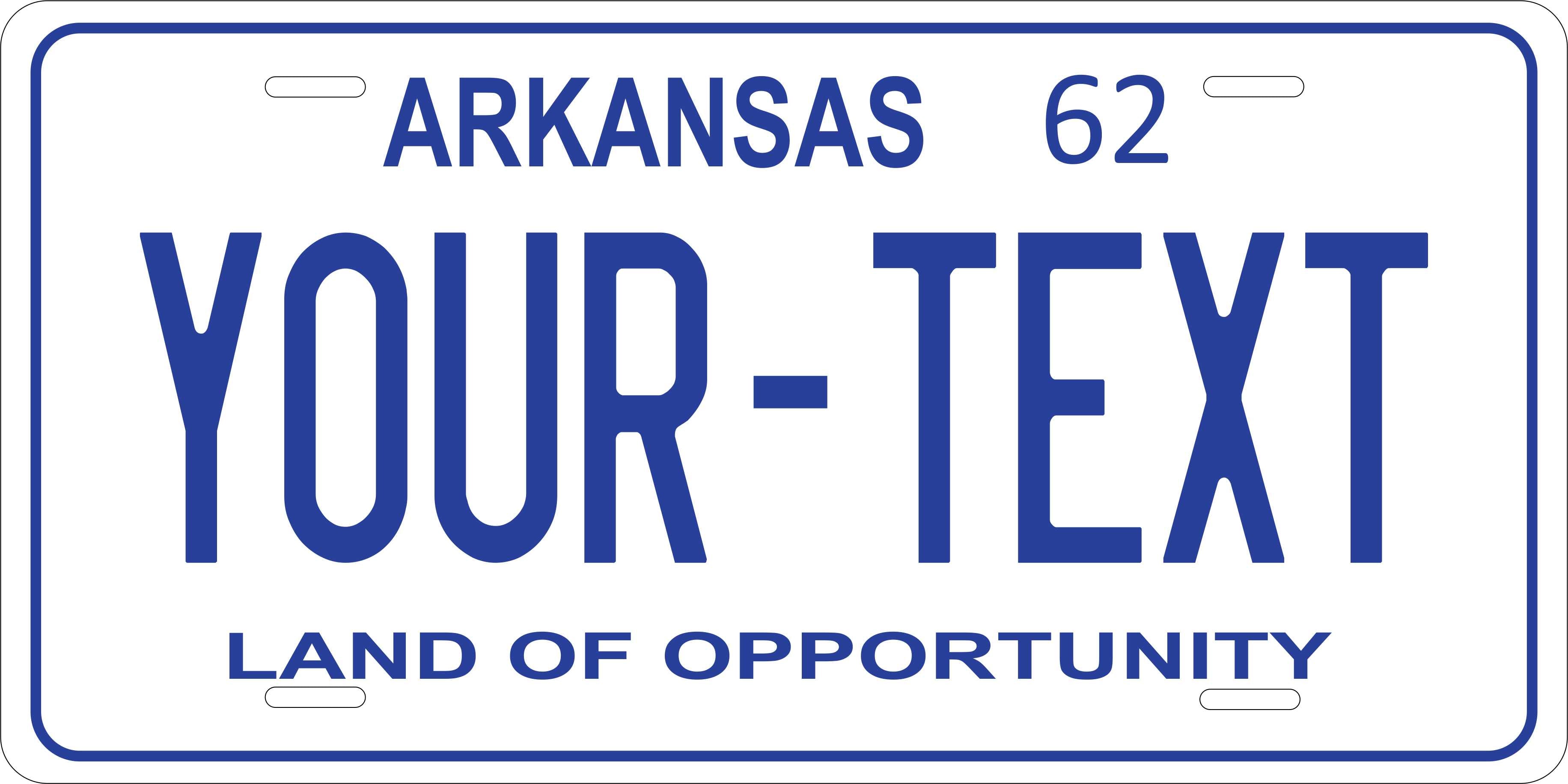 Arkansas 1962 License Plate Yellow personalized Novelty Fun Car Bike Motorcycle