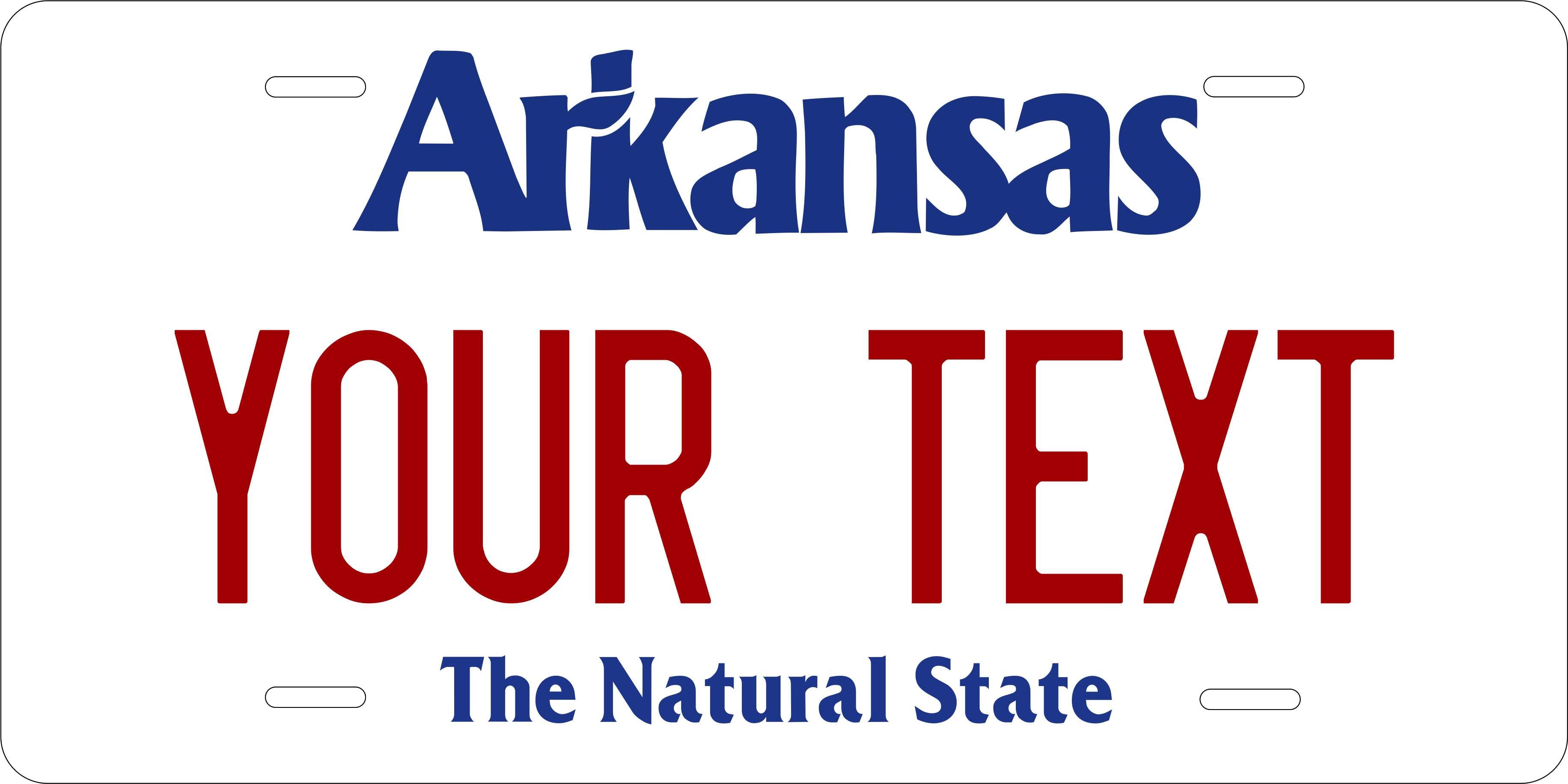 Arkansas 1998 License Plate Yellow personalized Novelty Fun Car Bike Motorcycle