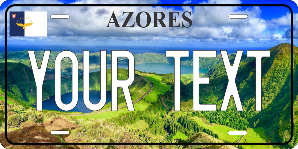 Azores Portugal City License Plate personalized Novelty Fun Car Bike Motorcycle