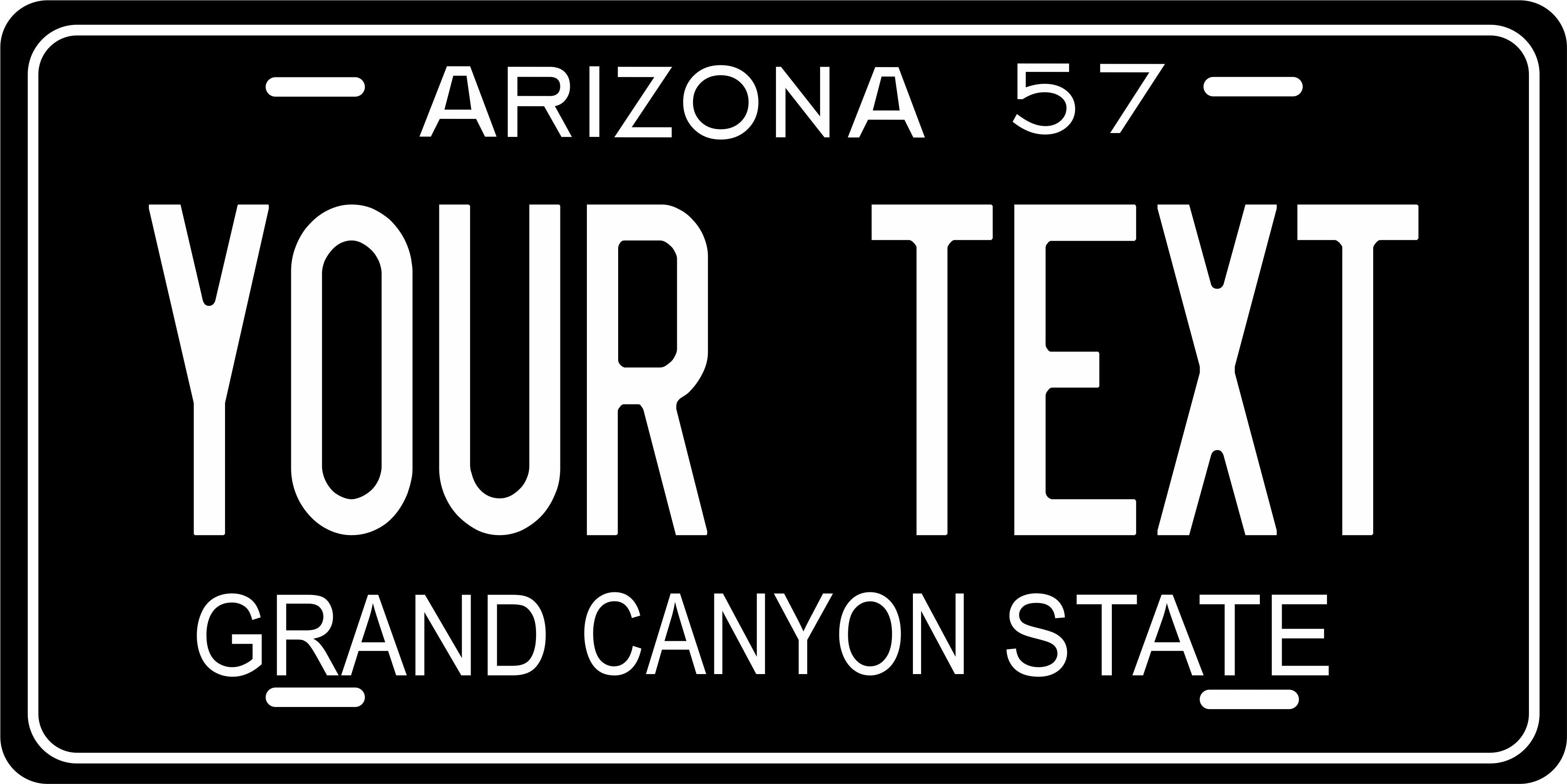 Arizona 1957 License Plate Personalized Novelty Fun Car Bike Motorcycle