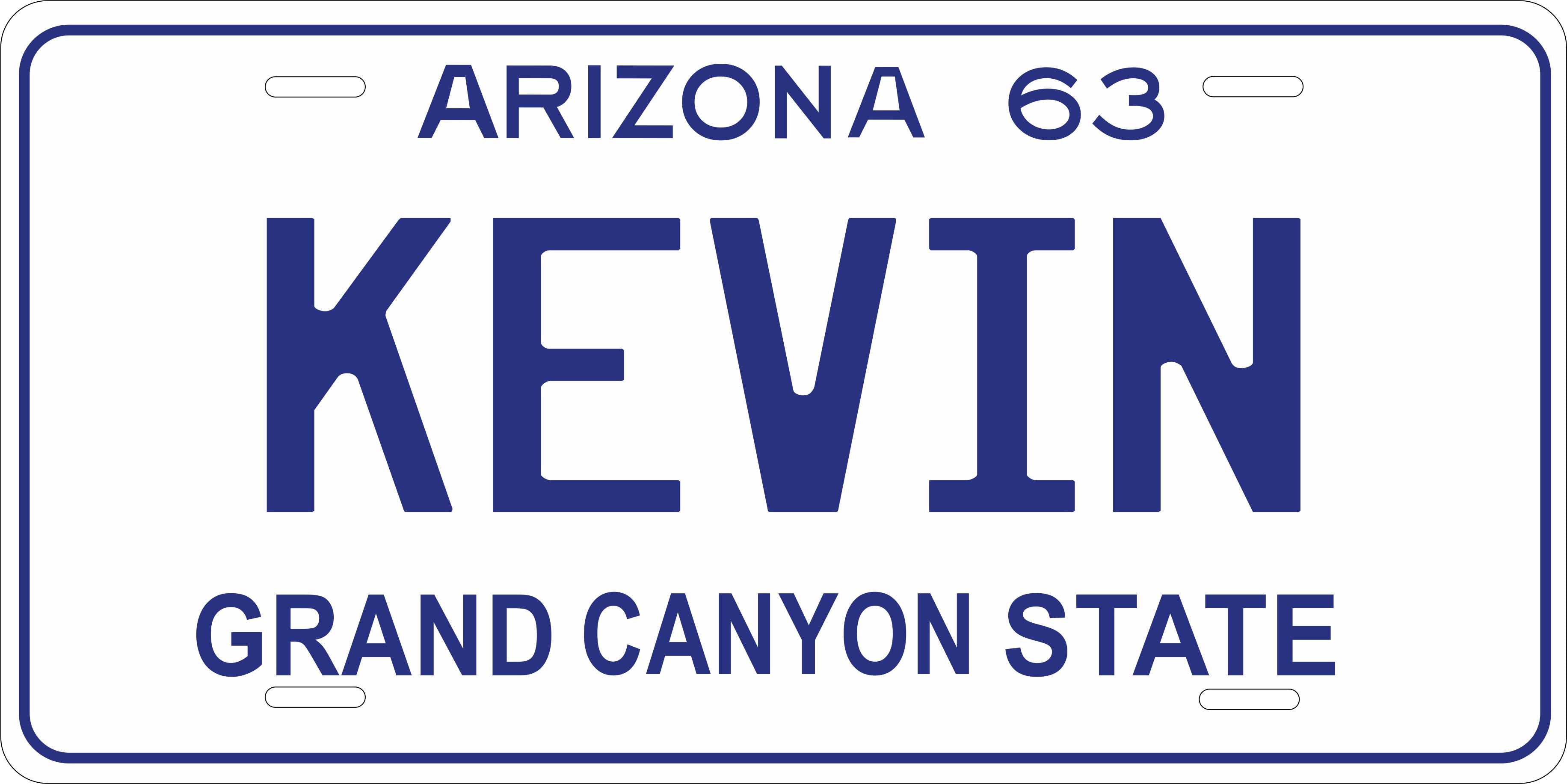 Arizona 1963 License Plate Personalized Novelty Fun Car Bike Motorcycle