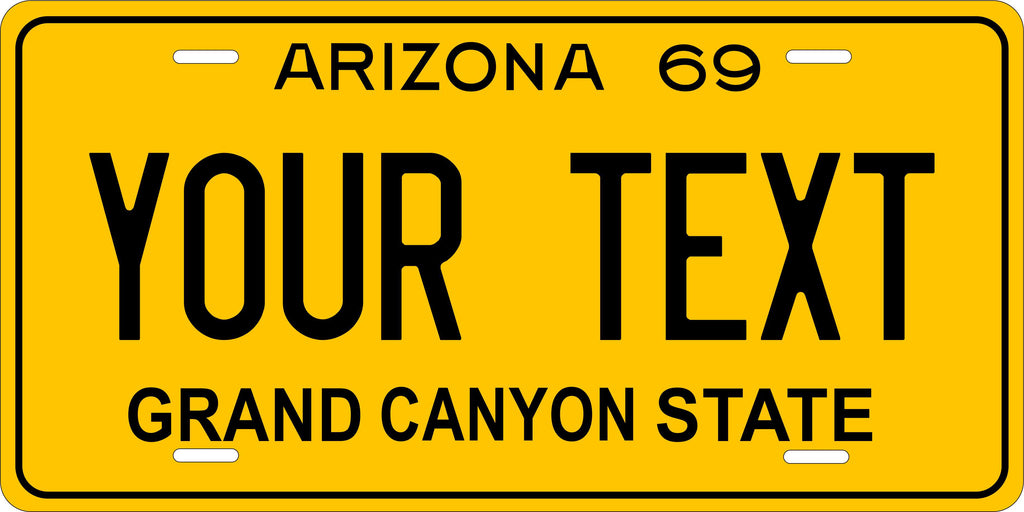 Arizona 1969 License Plate Personalized Novelty Fun Car Bike Motorcycle