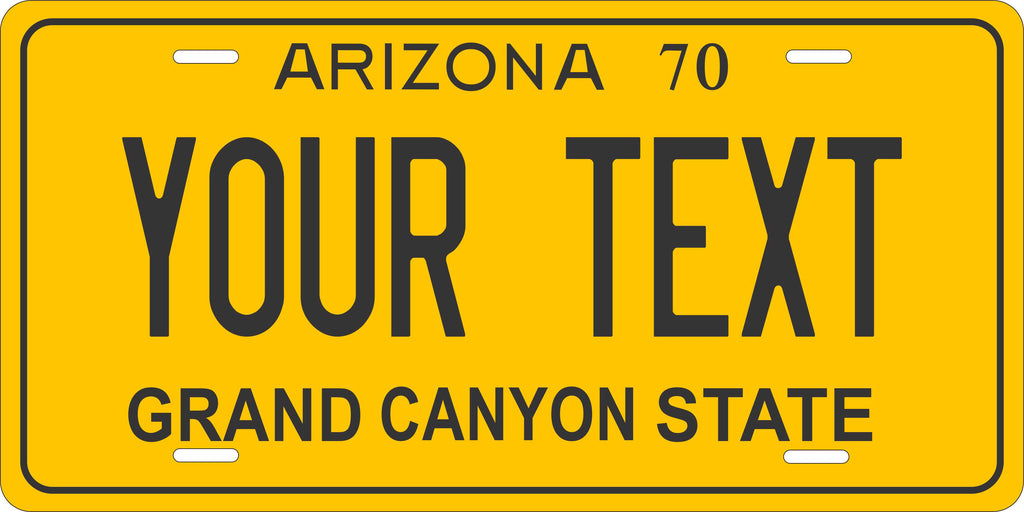 Arizona 1970 License Plate Personalized Novelty Fun Car Bike Motorcycle