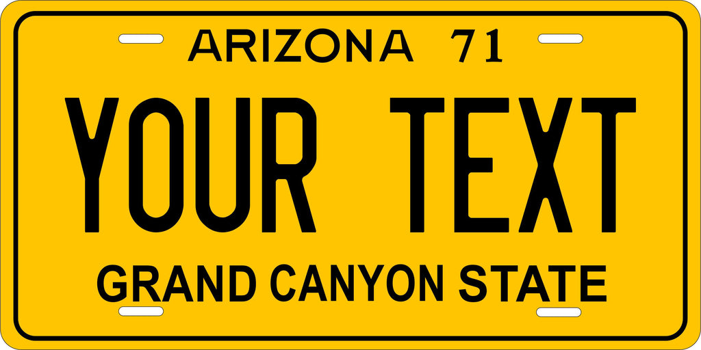 Arizona 1971 License Plate Personalized Novelty Fun Car Bike Motorcycle