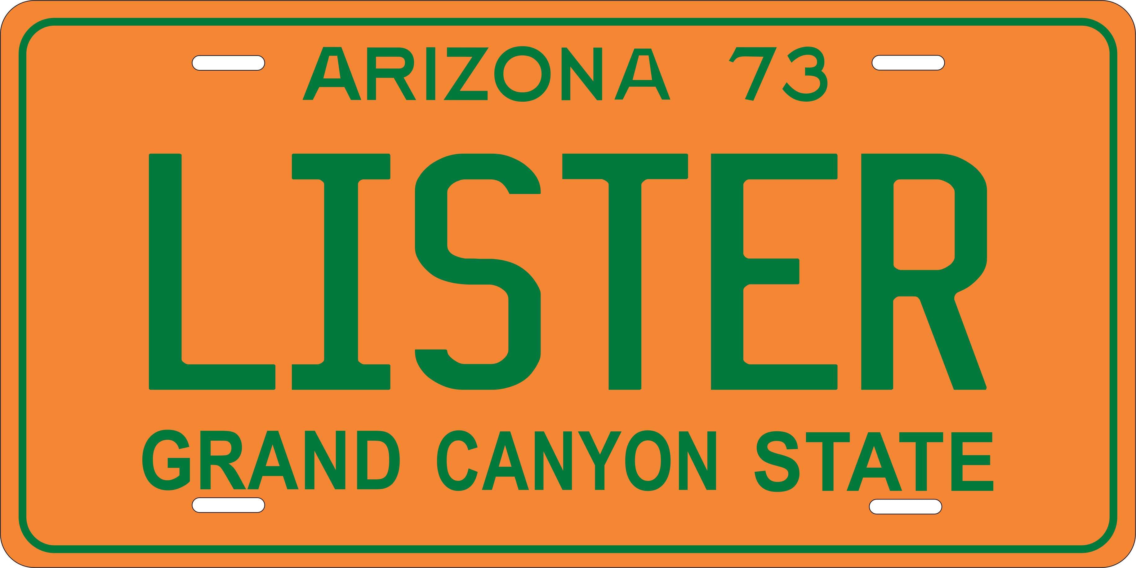 Arizona 1973 License Plate Personalized Novelty Fun Car Bike Motorcycle