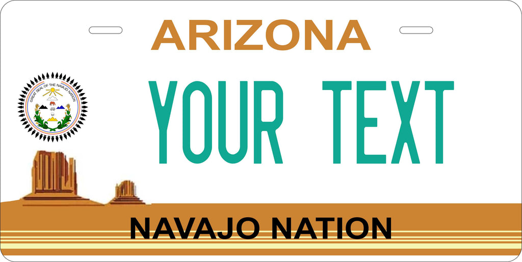 Arizona Navajo Native License Plate Personalized Novelty Fun Car Bike Motorcycle