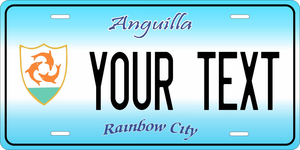 Anguilla 2007 CARI License Plate Custom Novelty Car Bike Motorcycle