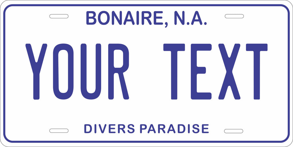 Bonaire 2008 CARI License Plate Custom Novelty Car Bike Motorcycle