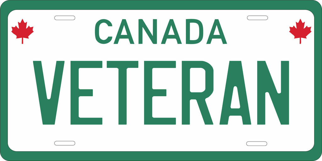 Canada Military License Plate Personalized Novelty Fun Car Bike Motorcycle