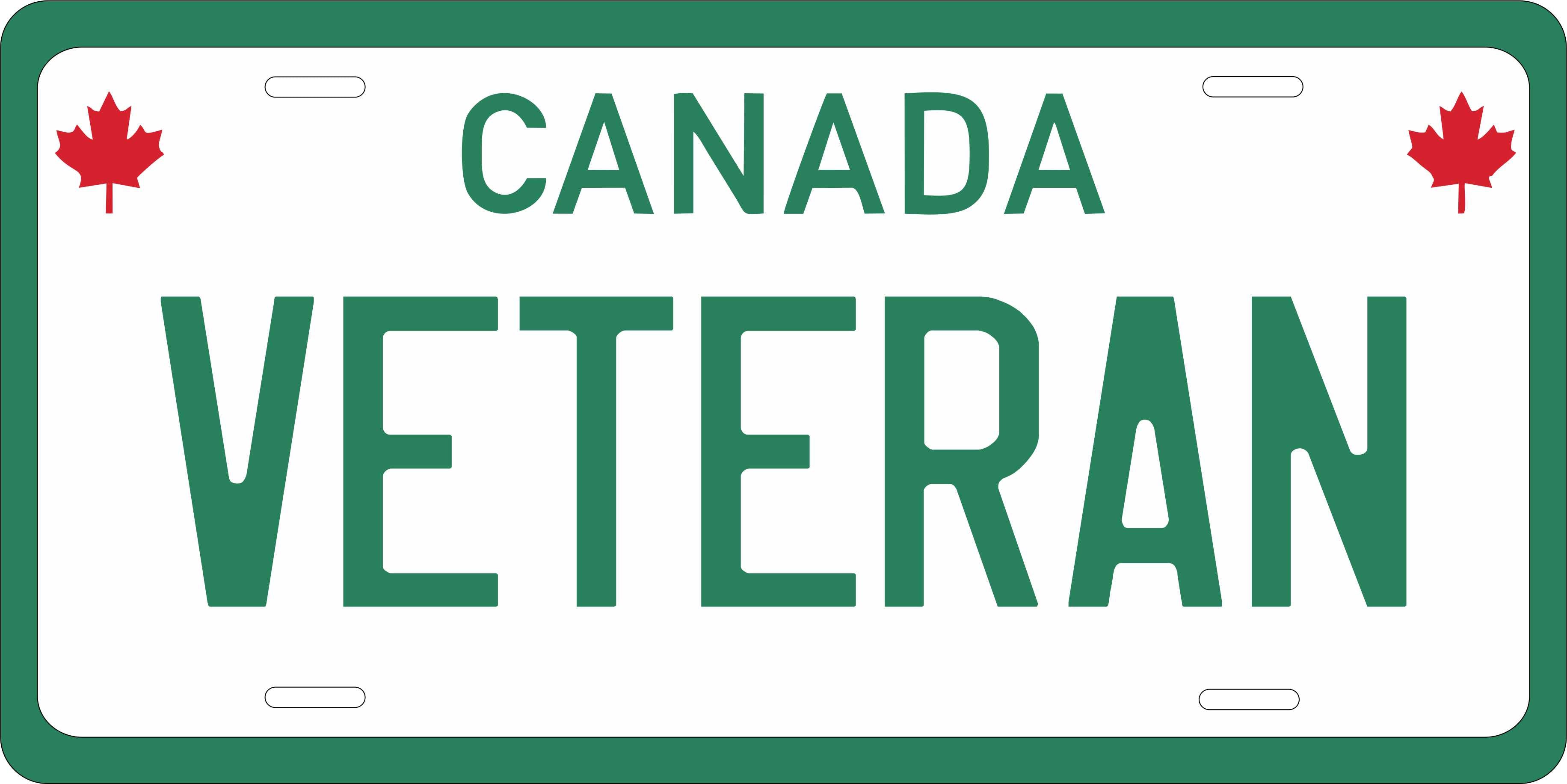 Canada Military License Plate Personalized Novelty Fun Car Bike Motorcycle