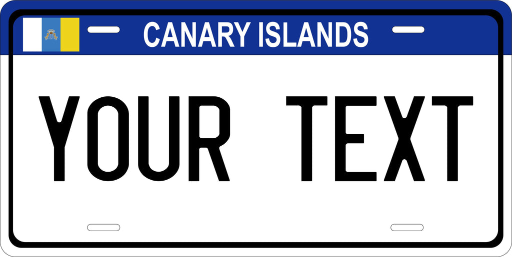 Canary Islands Blue CARI License Plate Custom Novelty Car Bike Motorcycle