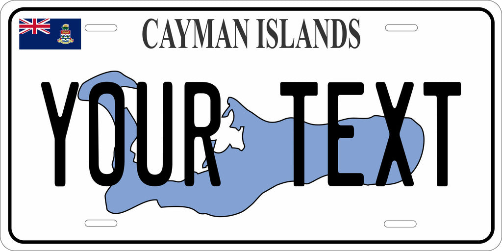 Cayman Map CARI License Plate Custom Novelty Car Bike Motorcycle