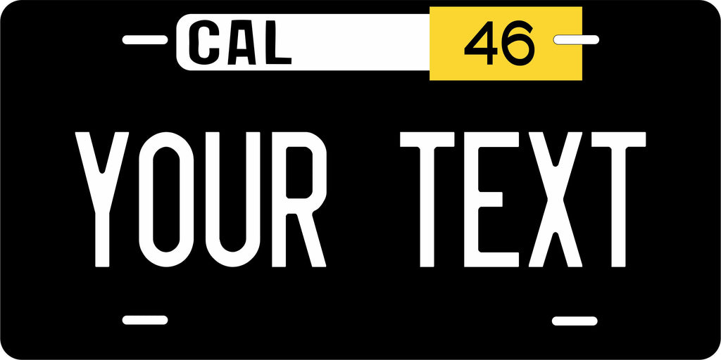 California USA 1946 License Plate Personalized Novelty Fun Car Bike Motorcycle