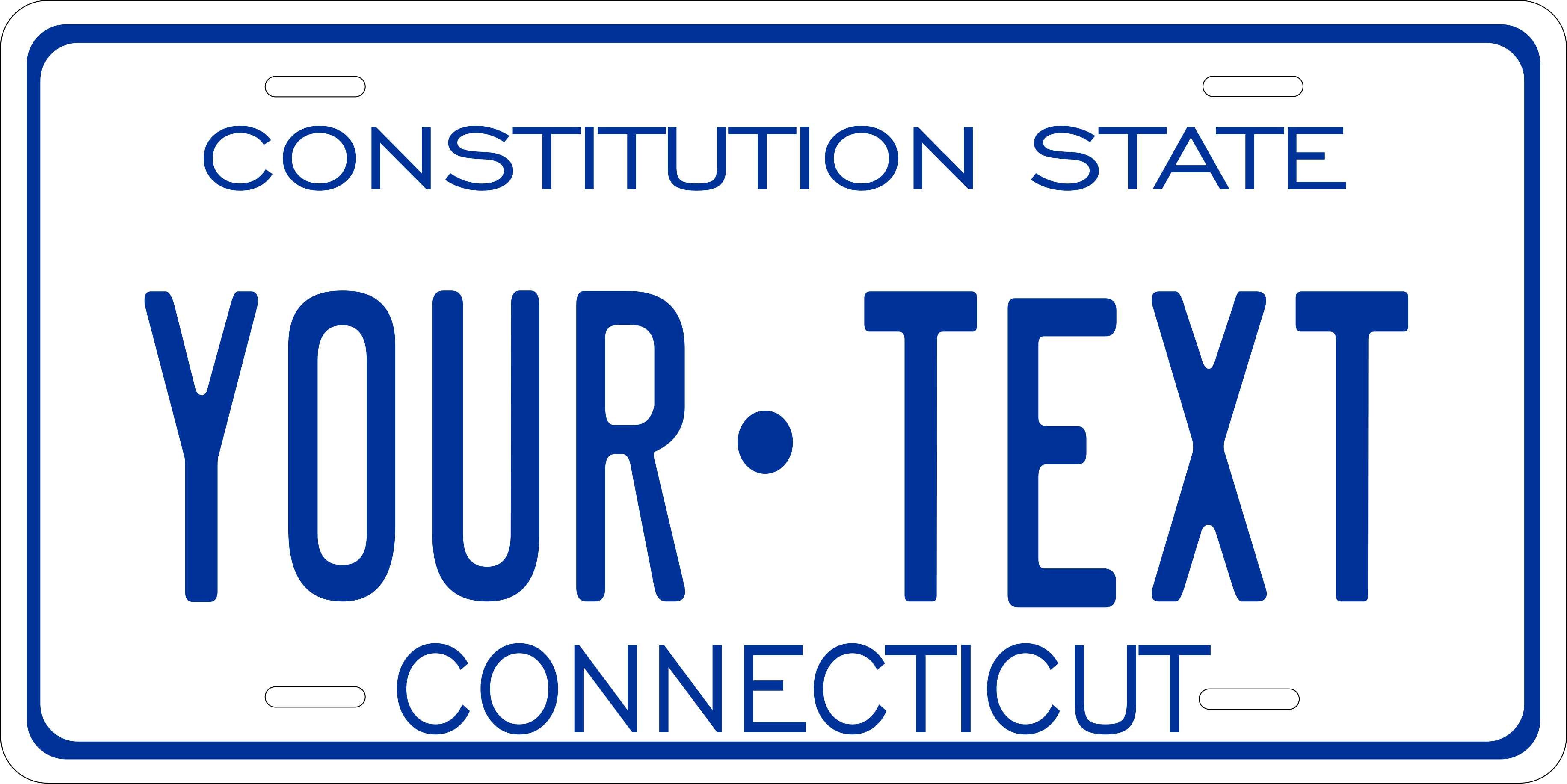 Connecticut 1974 License Plate Yellow personalized Novelty Fun Car Bike Motorcycle