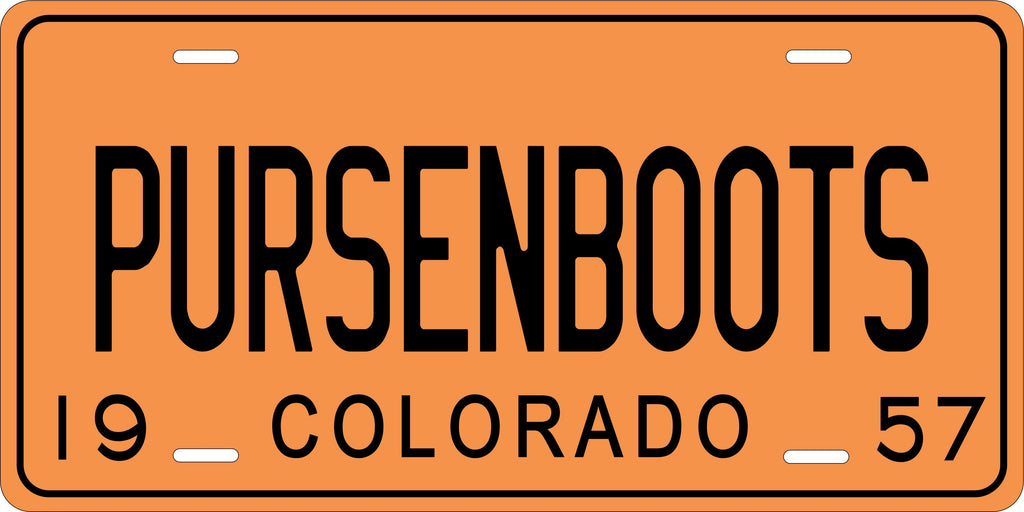 Colorado 1957 License Plate Personalized Novelty Fun Car Bike Motorcycle