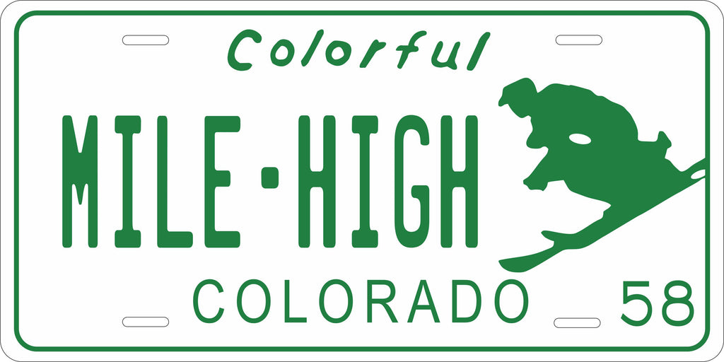 Colorado 1958 License Plate Personalized Novelty Fun Car Bike Motorcycle