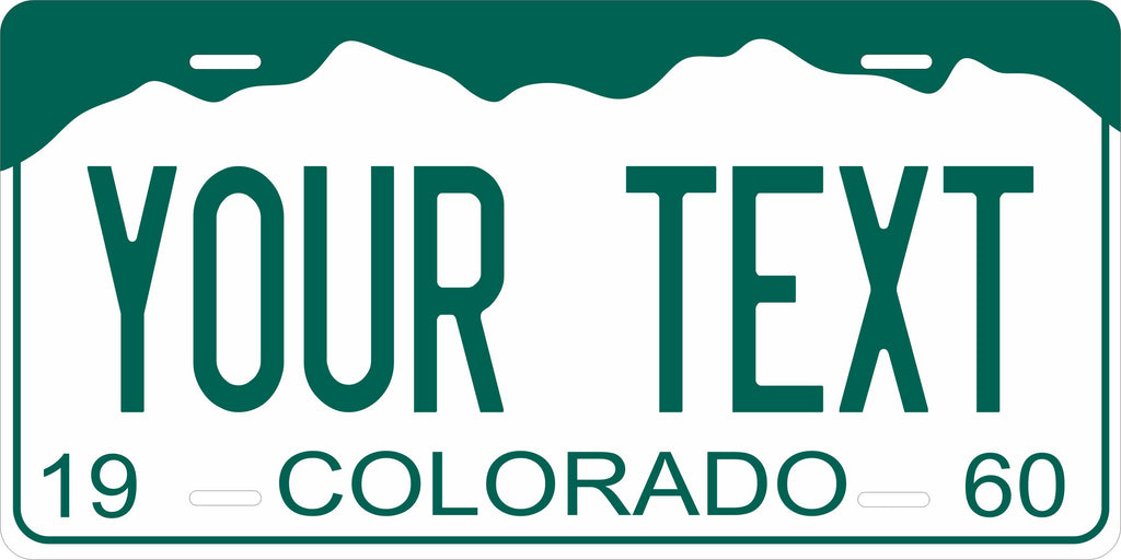 Colorado 1960 License Plate Personalized Novelty Fun Car Bike Motorcycle