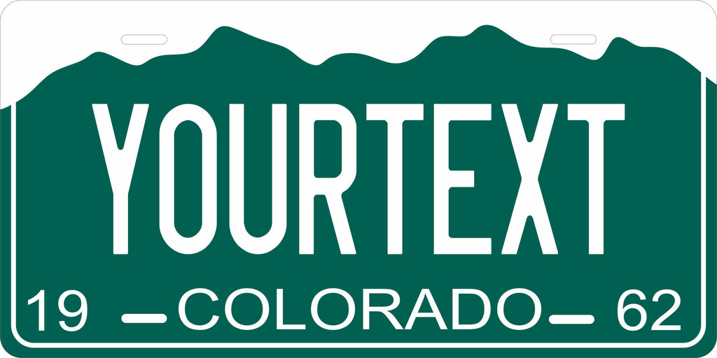 Colorado 1962 License Plate Personalized Novelty Fun Car Bike Motorcycle