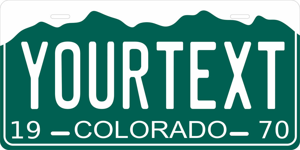 Colorado 1970 License Plate Personalized Novelty Fun Car Bike Motorcycle