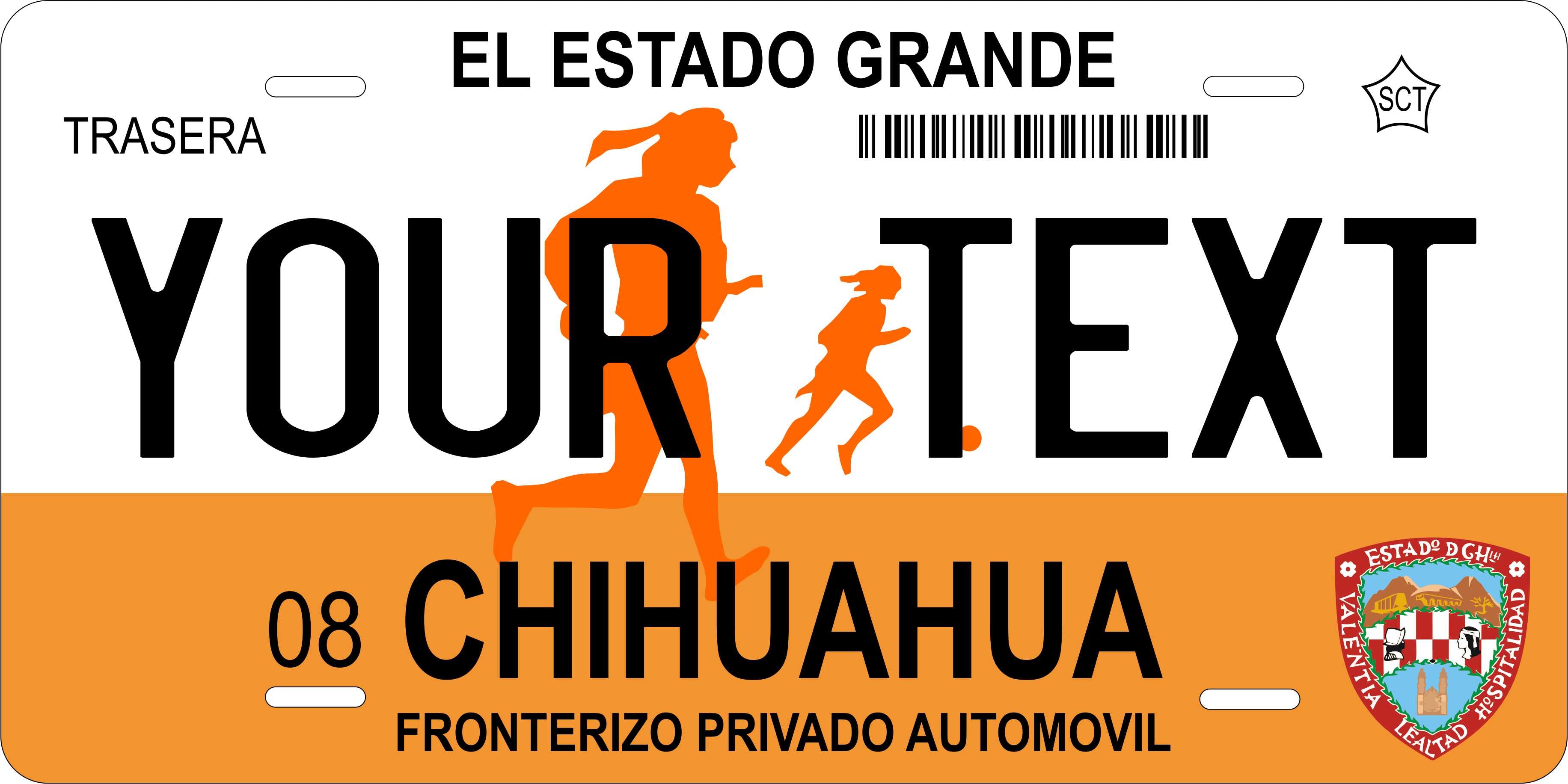 Chihuahua 2003 Mexico CA License Plate Personalized Novelty Fun Car Bike Motorcycle