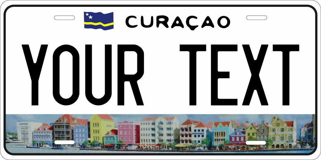 Curacao Houses CARI License Plate Custom Novelty Car Bike Motorcycle
