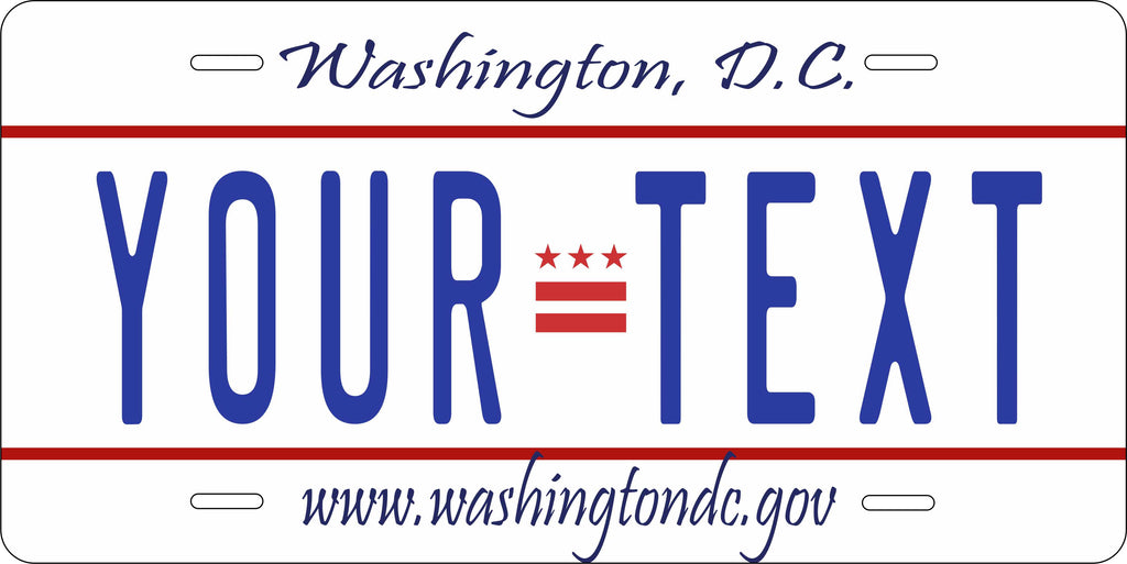 DC Washington 2002 License Plate personalized Novelty Fun Car Bike Motorcycle