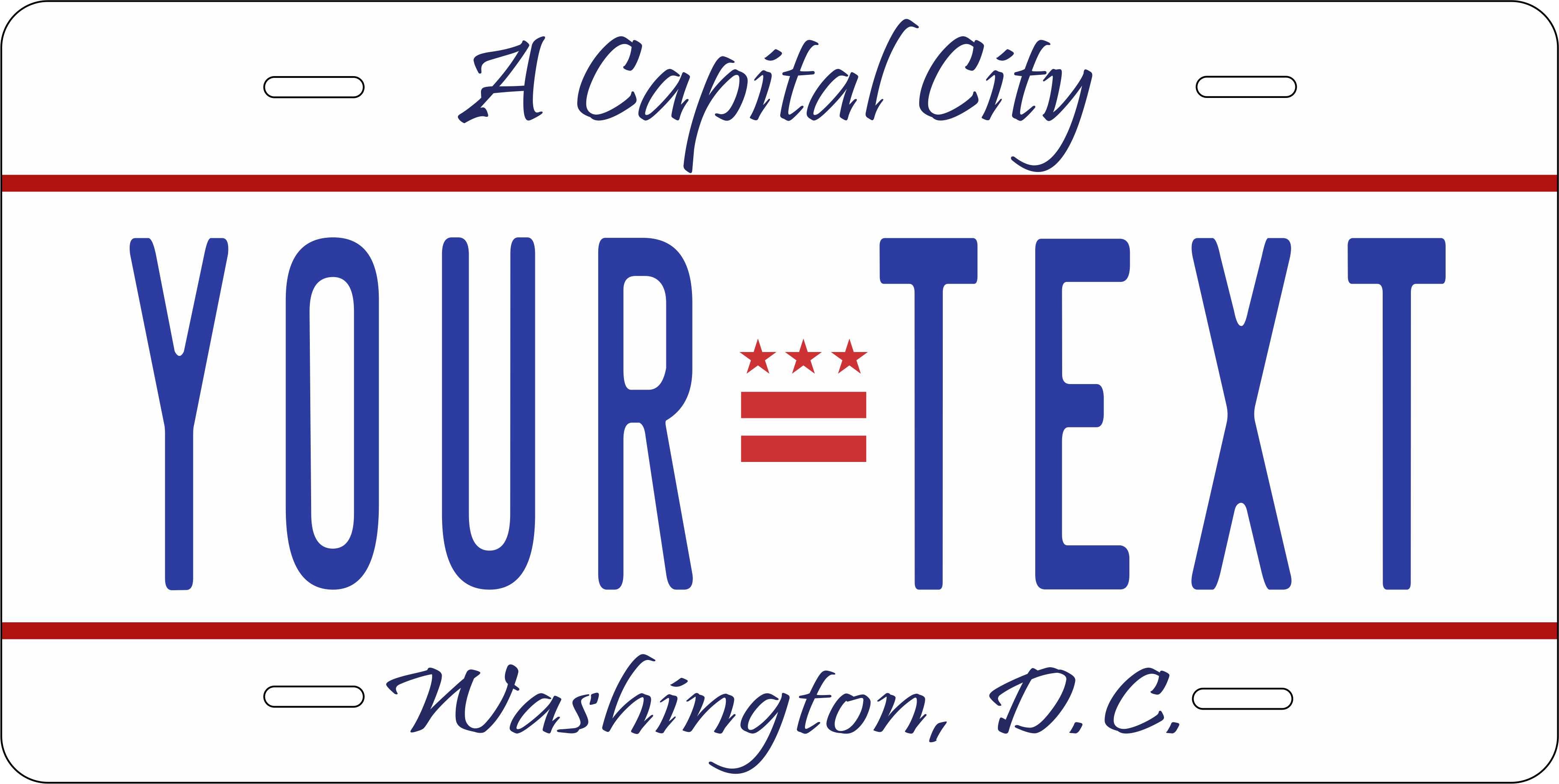 DC Washington 1986 License Plate personalized Novelty Fun Car Bike Motorcycle