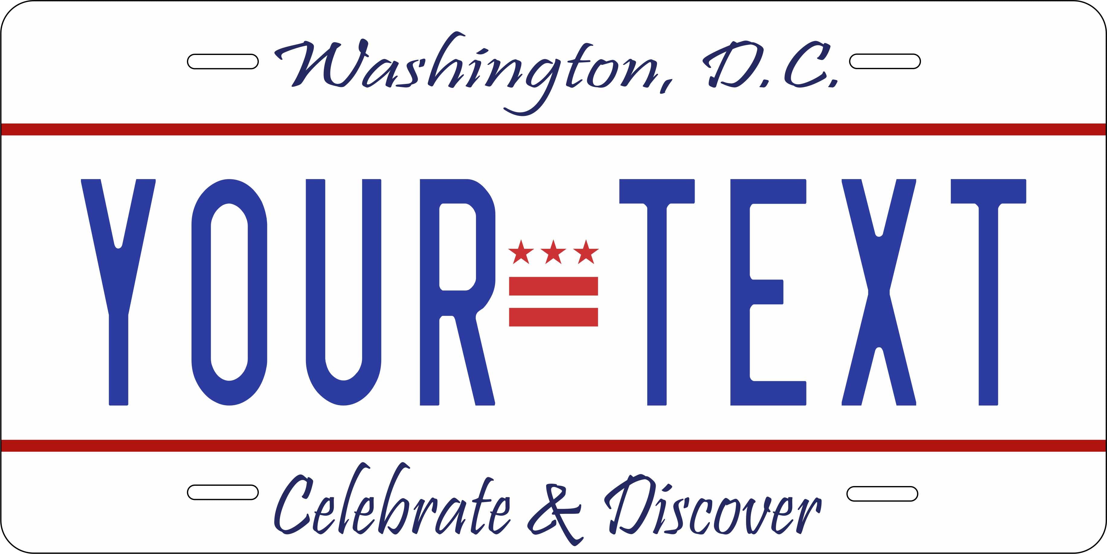 DC Washington 1997 License Plate personalized Novelty Fun Car Bike Motorcycle