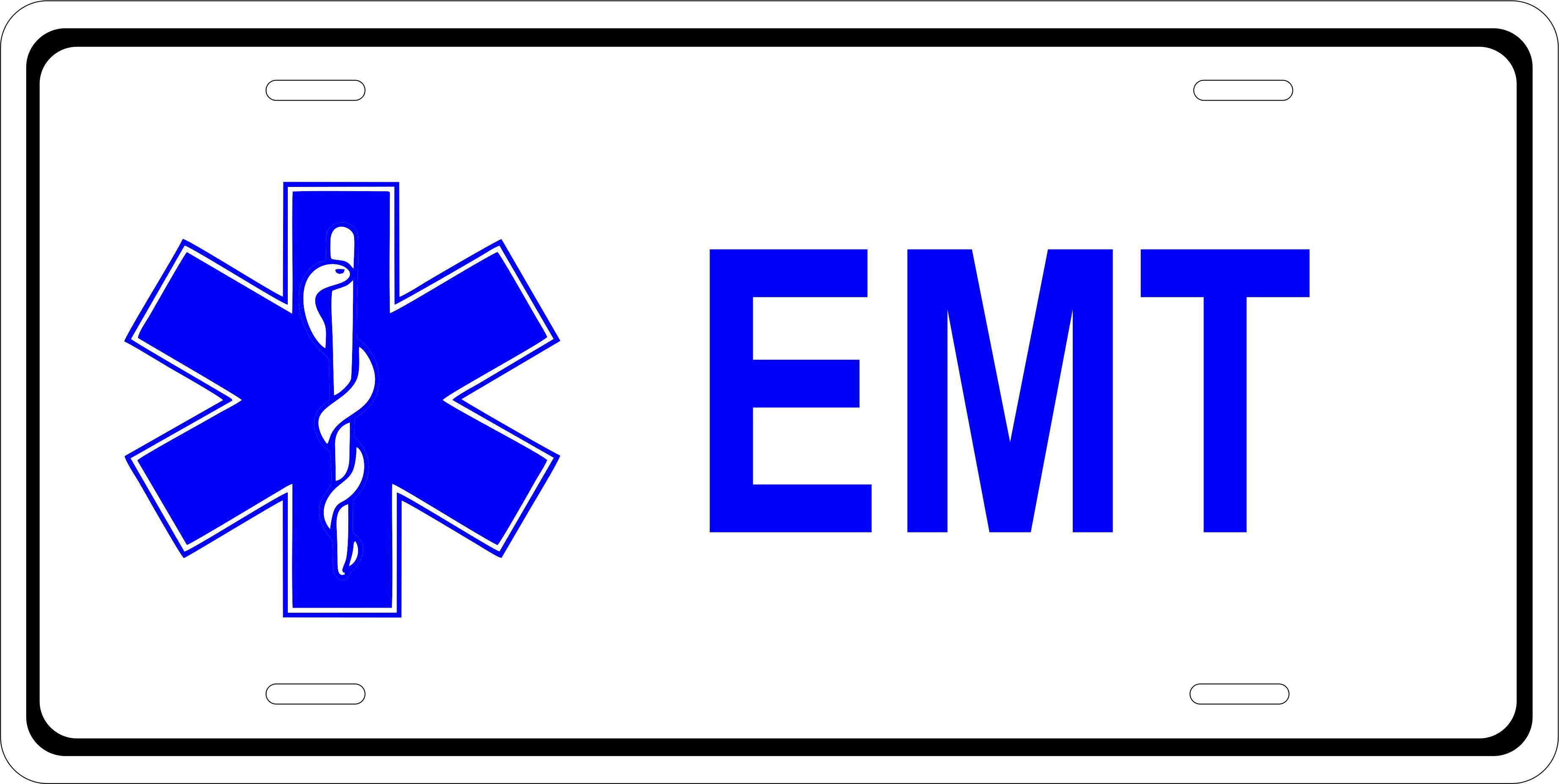 EMT Military License Plate personalized Novelty Fun Car Bike Motorcycle