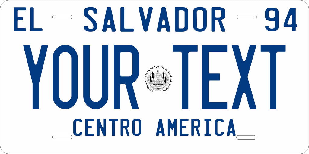 El Salvador 1994 CSA License Plate Custom Novelty Car Bike Motorcycle