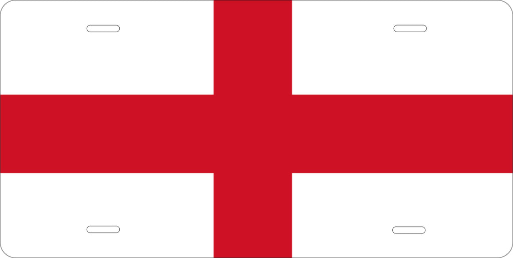 England Europe Flag  License Plate personalized Novelty Fun Car Bike Motorcycle
