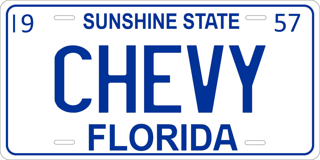 Florida 1957 License Plate Personalized Novelty Fun Car Bike Motorcycle