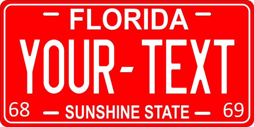 Florida 1968 License Plate Personalized Novelty Fun Car Bike Motorcycle