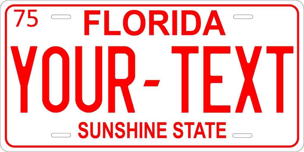 Florida 1975 License Plate Personalized Novelty Fun Car Bike Motorcycle