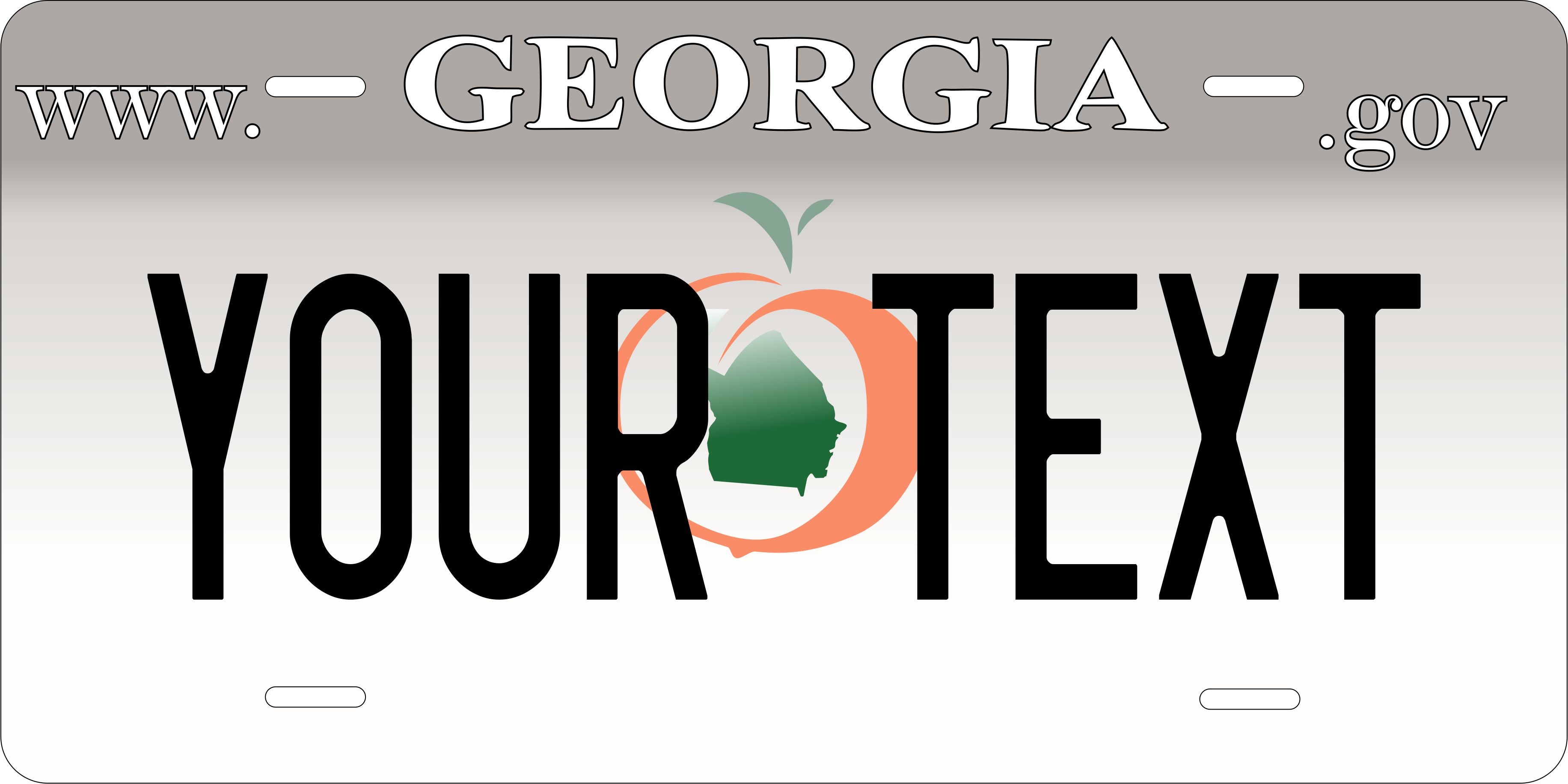 Georgia USA 2005 License Plate Personalized Novelty Fun Car Bike Motorcycle